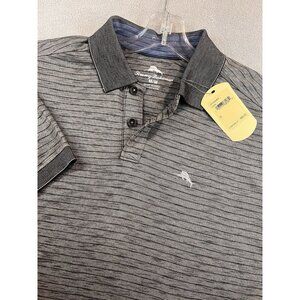 TOMMY BAHAMA Performance Golf Polo Shirt Medium Brand New With Tags Short Sleeve